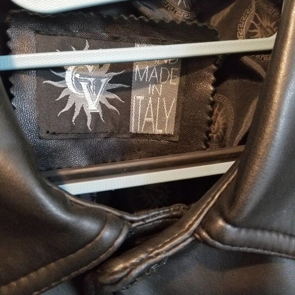 GV Gruppo Italiano men's‎ leather over coat men's size medium new!!! - Picture 4 of 4